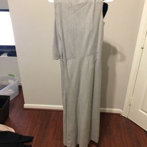 Jil Sander Grey Sleeveless Dress.